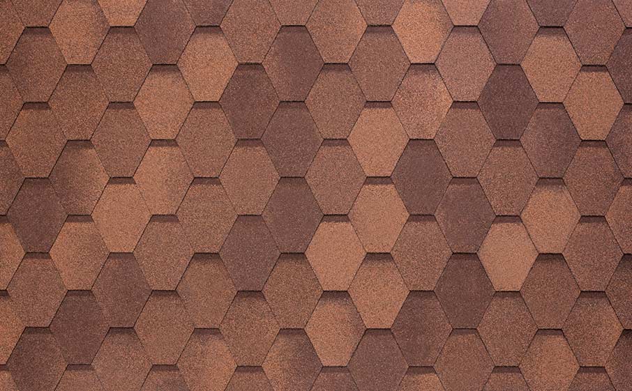 Гибкая черепица TEGOLA NOBIL TILE Вест красно-коричневый